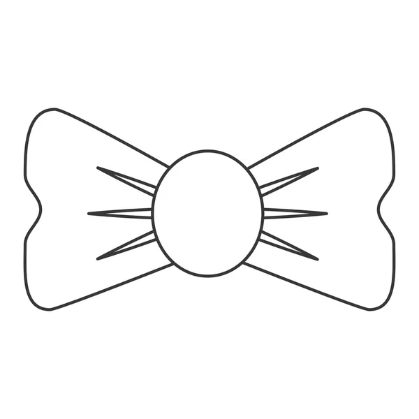 Single bowtie icon — Stock Vector