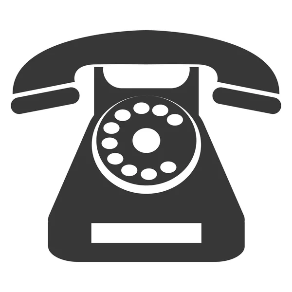 Rotary telephone icon — Stock Vector