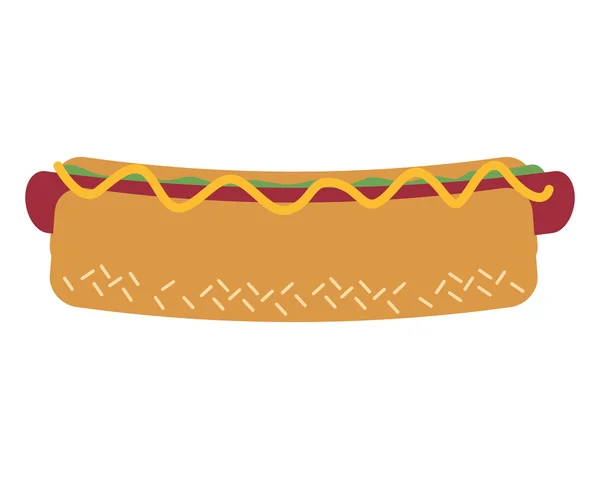 Icône Hot dog — Image vectorielle