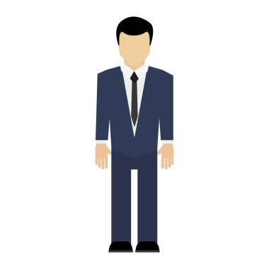 iş adamı ayakta simgesi