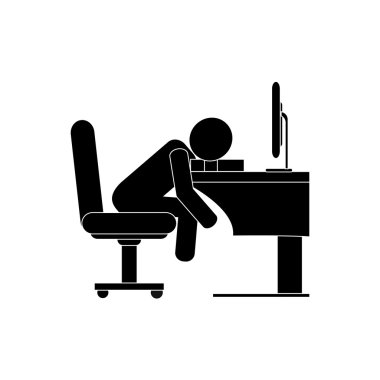 Resepsiyon kutsal kişilerin resmi üstünde uyuyan kişi