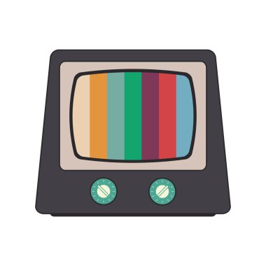 Retro klasik tv simgesi