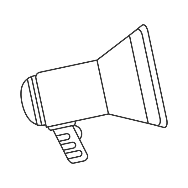Icono de megáfono único — Vector de stock