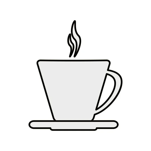 Ícone copo de café — Vetor de Stock