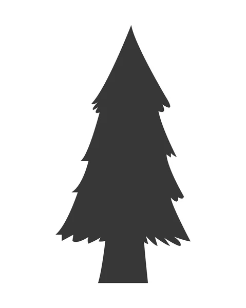 Pine tree icone — Stock vektor