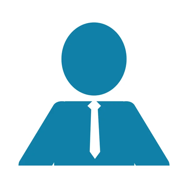 Businessman pictogram icon — Stock Vector