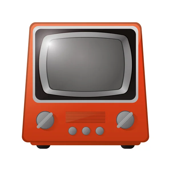 Ícone de tv clássico retro —  Vetores de Stock