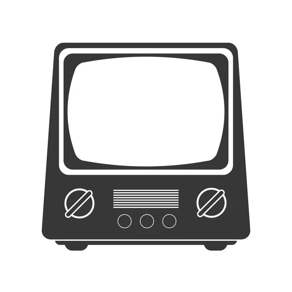 Retro klassiska TV-ikonen — Stock vektor