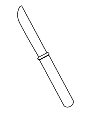 yemek bıçağı simgesi