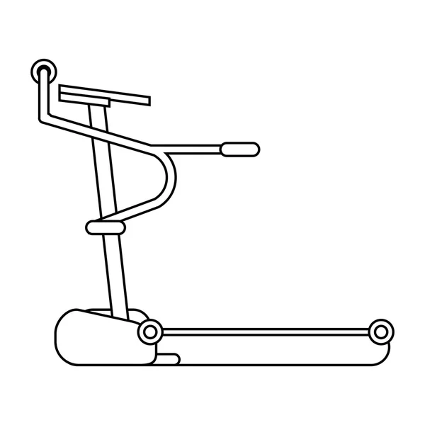 Icona del tapis roulant singolo — Vettoriale Stock