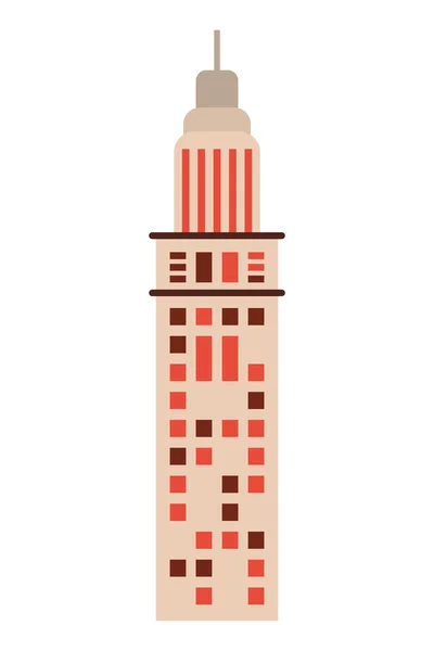 Icono de edificio alto — Vector de stock