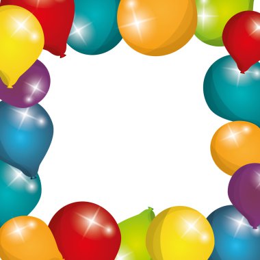 renkli balon simgesi