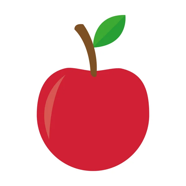 Icône de pomme entière — Image vectorielle