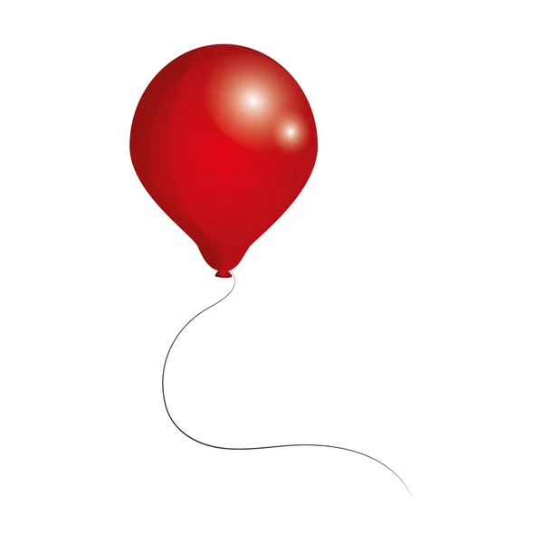 Icône de ballon coloré — Image vectorielle