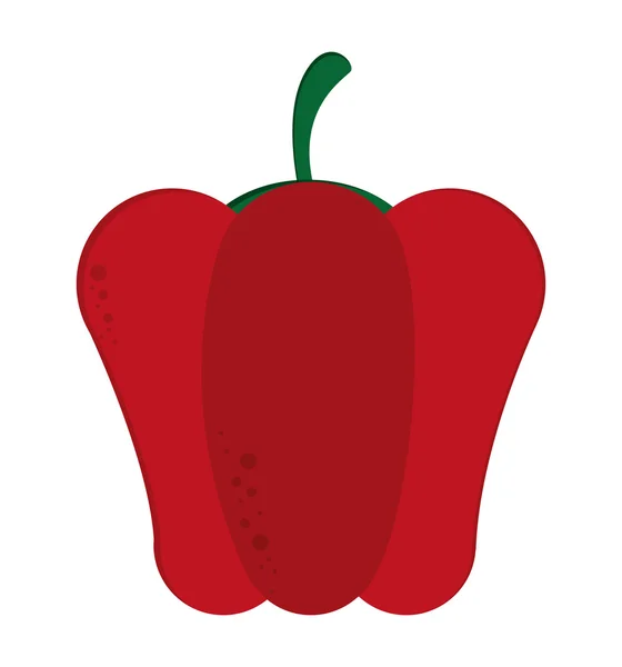 Icono de pimiento entero — Vector de stock