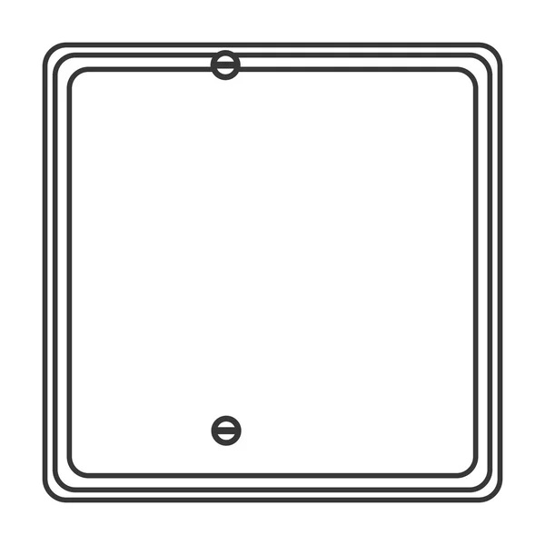 Verkeer teken pictogram — Stockvector