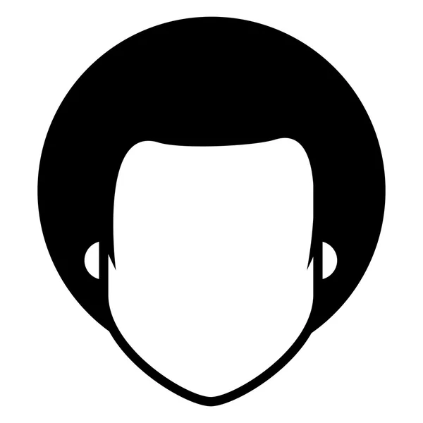 Icono de hombre sin rostro — Vector de stock