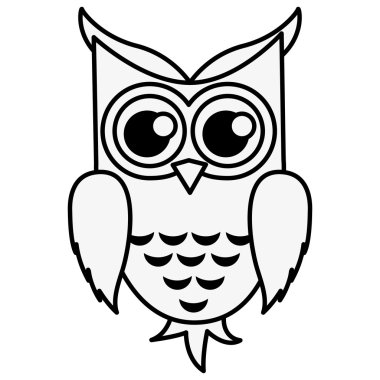 baykuş çizgi film simgesi