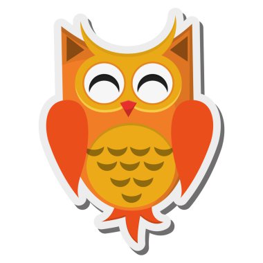 baykuş çizgi film simgesi