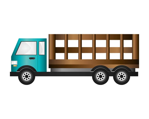 Icône de camion cargo — Image vectorielle