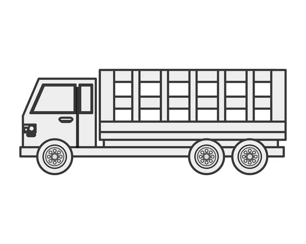 Cargo ciężarówka ikona — Wektor stockowy