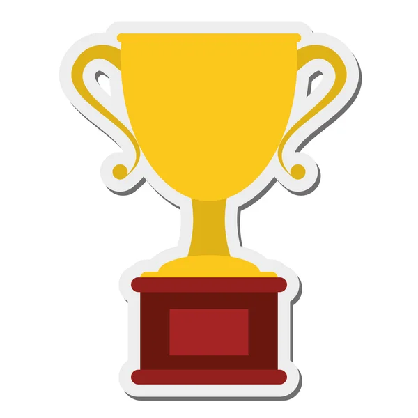 Icona coppa trofeo — Vettoriale Stock