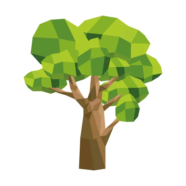 Icono de árbol único — Vector de stock