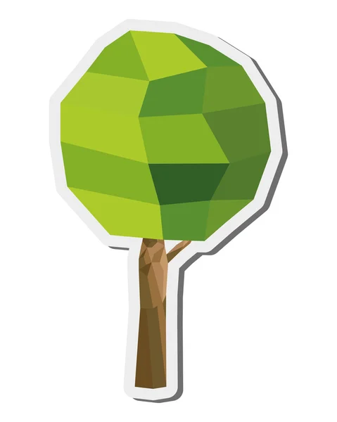 Icono de árbol único — Vector de stock