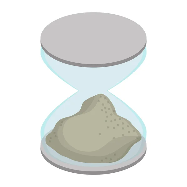 Single hourglass icon — Stock Vector