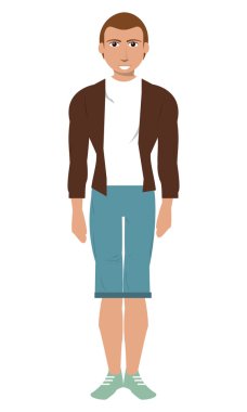 şort simgesi olan tek adam