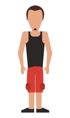 şort simgesi olan tek adam