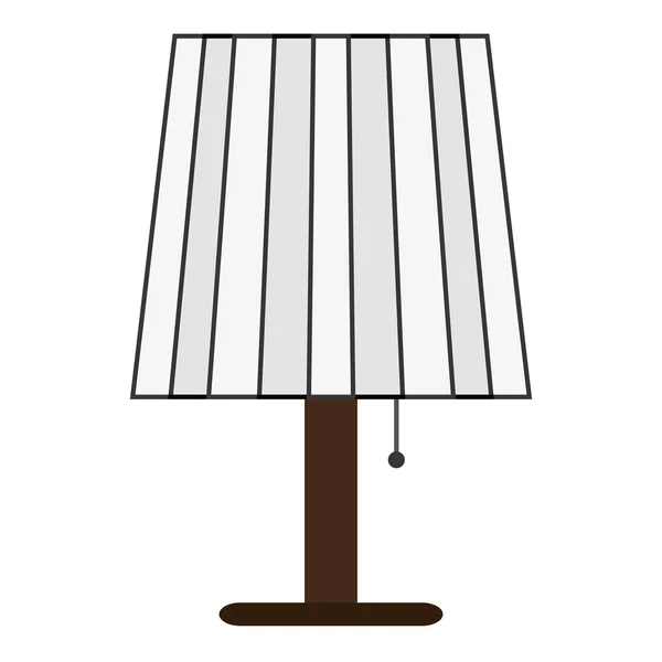 Egyetlen lámpa ikonra — Stock Vector