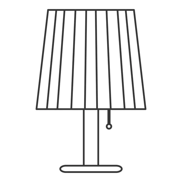 단일 램프 아이콘 — 스톡 벡터