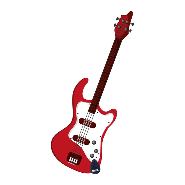 Ícone de guitarra elétrica — Vetor de Stock