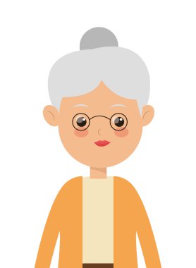 yaşlı kadın simgesi