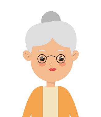 yaşlı kadın simgesi