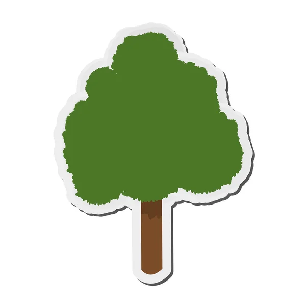 Ενιαίο δέντρο εικόνα — Διανυσματικό Αρχείο