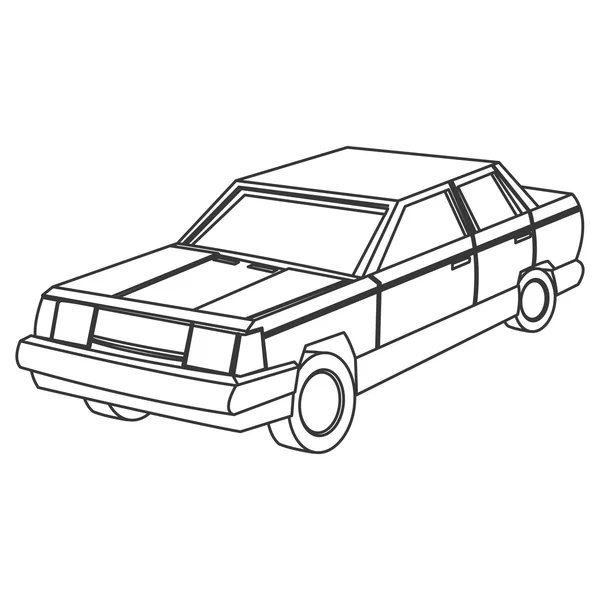 Icono de coche retro — Archivo Imágenes Vectoriales