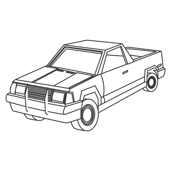 Icono de camioneta — Vector de stock