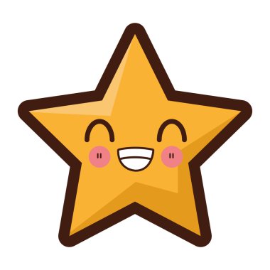 Kawaii yıldız simgesi