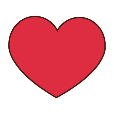 kalp karikatür simgesi