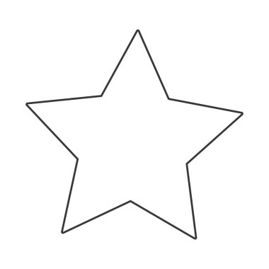 çizgi film yıldız simgesi