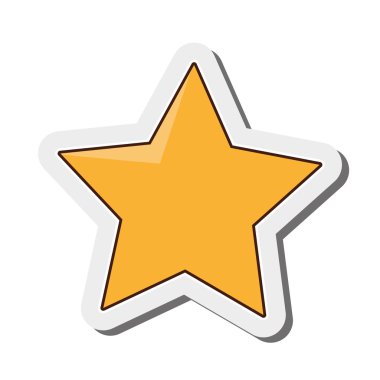 çizgi film yıldız simgesi