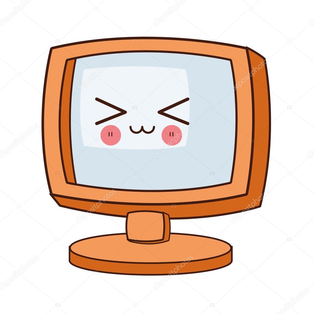 かわいいコンピューター アイコン ストックベクター C Jemastock