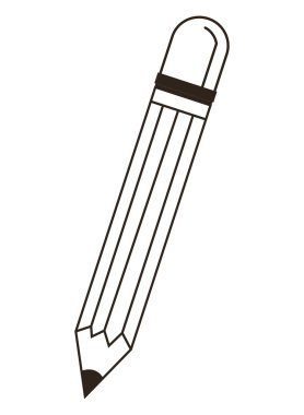 Silgi simgesi ile kalem