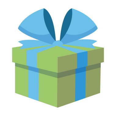 Hediye kutusu ile yay simgesi