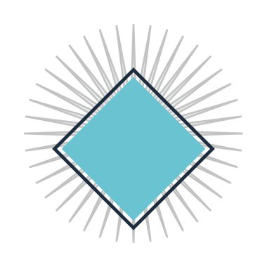 elmas amblem veya etiket simgesi