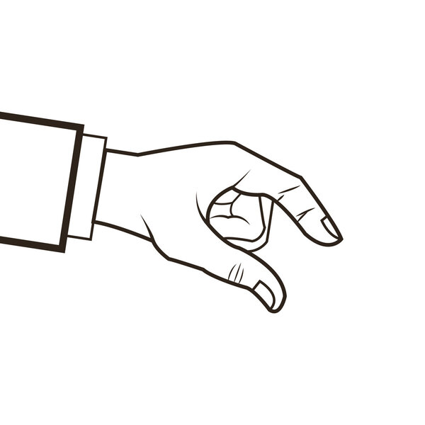 значок человеческой руки