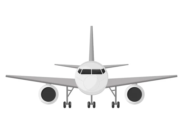 Icône d'avion unique — Image vectorielle