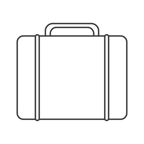 Isolated luggage icon — Stock Vector